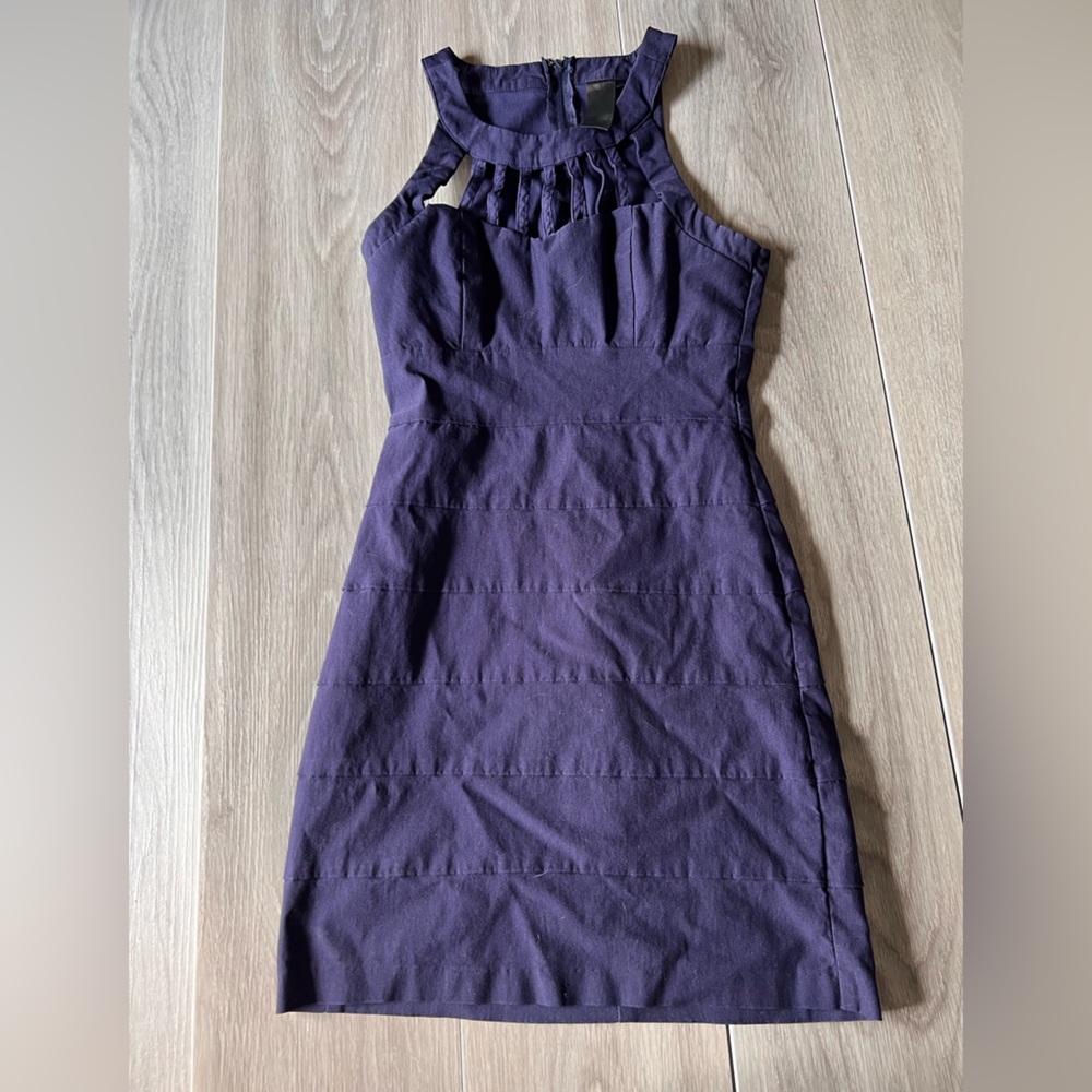 Elegant Blue Cocktail Dress